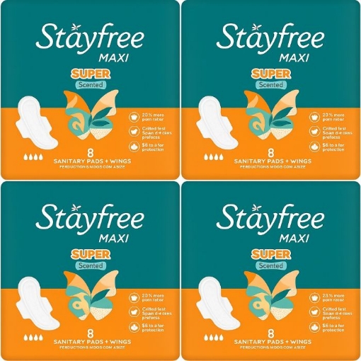 Picture of STAYFREE SCENTED PADS 4x8S 